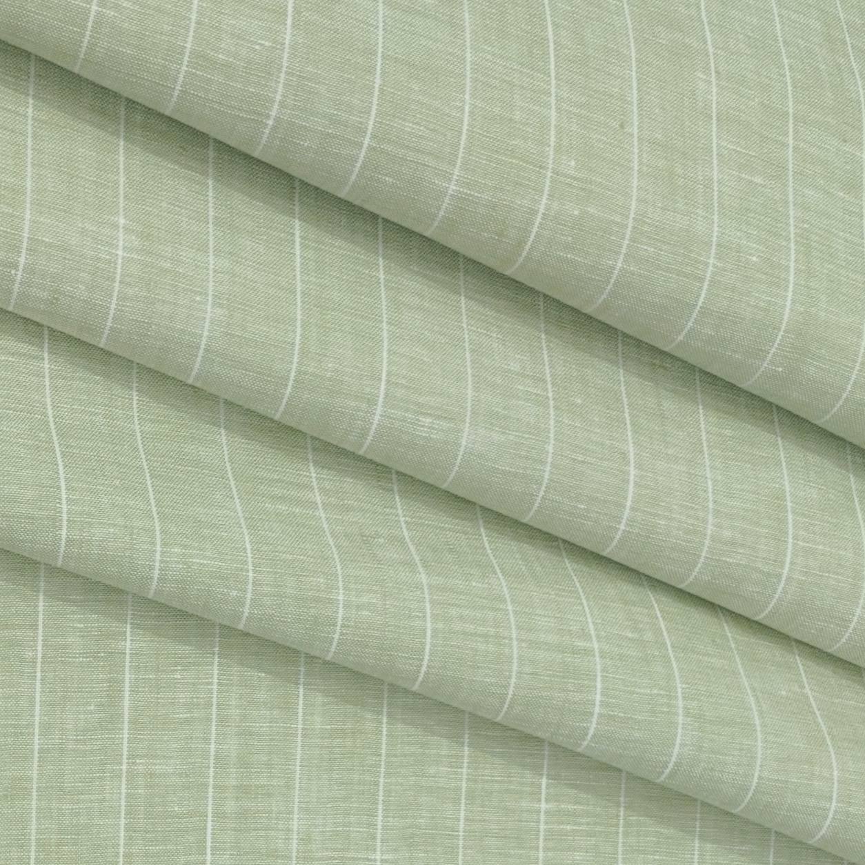 Shirt Fabric Linen Club Pure Linen Broad Lining Colour Light Green